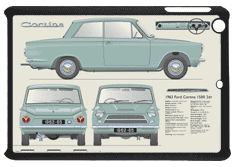 Ford Cortina MkI 2Dr 1962-65 Small Tablet Covers